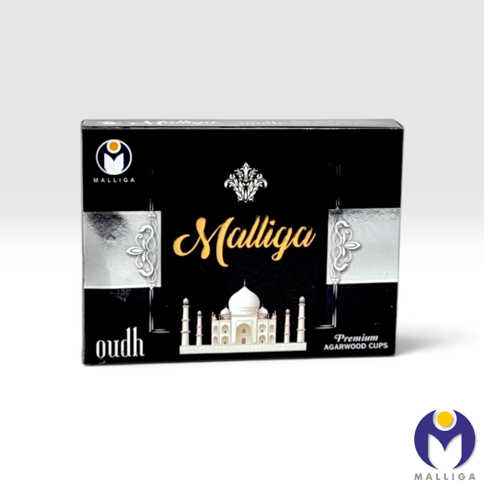 Malliga Premium Sambrani Dhoop Cups – Authentic Oudh Agarwood & Sangeetha Guggal Incense for Pooja, Aromatherapy & Energy Cleansing