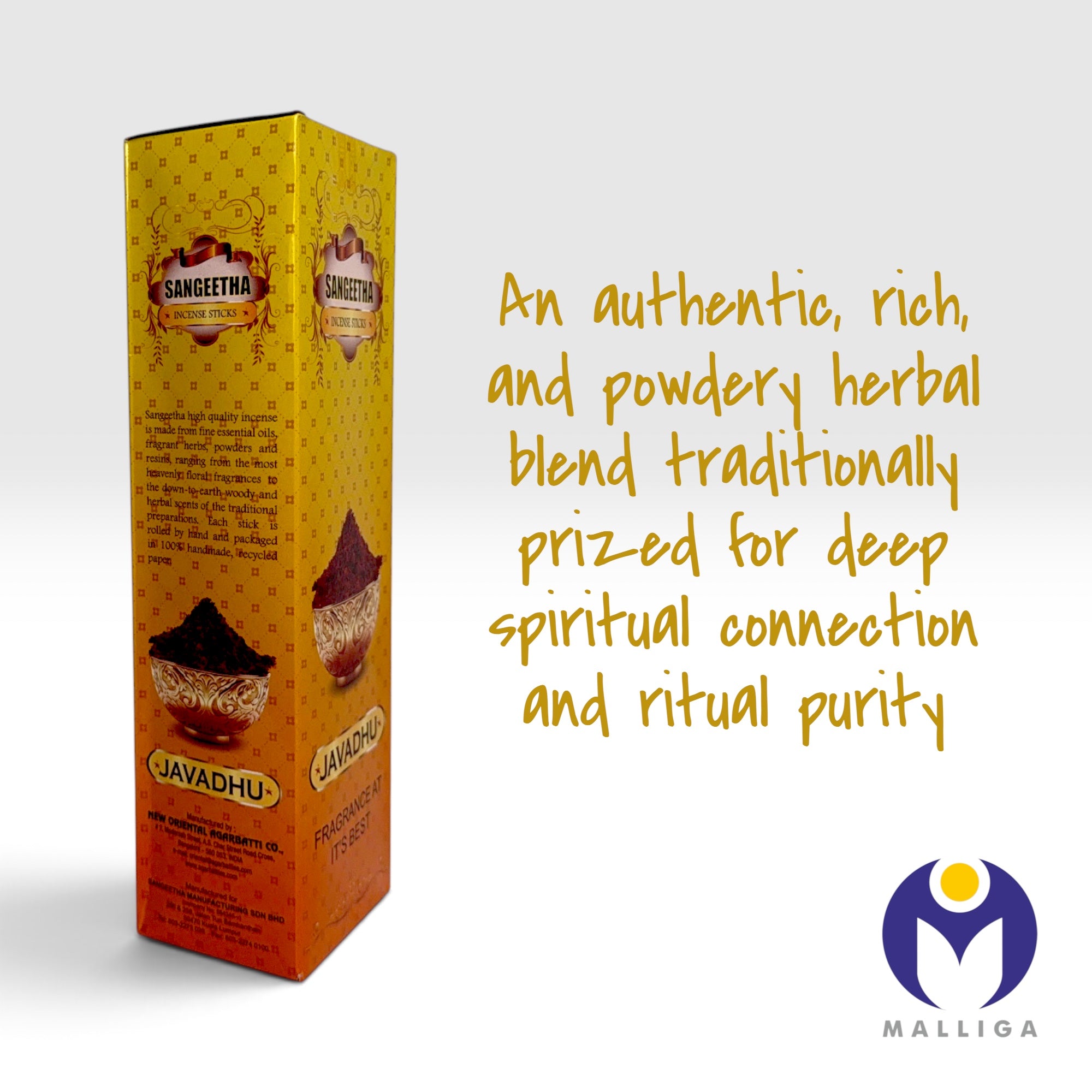 Sangeetha Incense Sticks - Assorted for Home Aromatherapy (96 sticks)