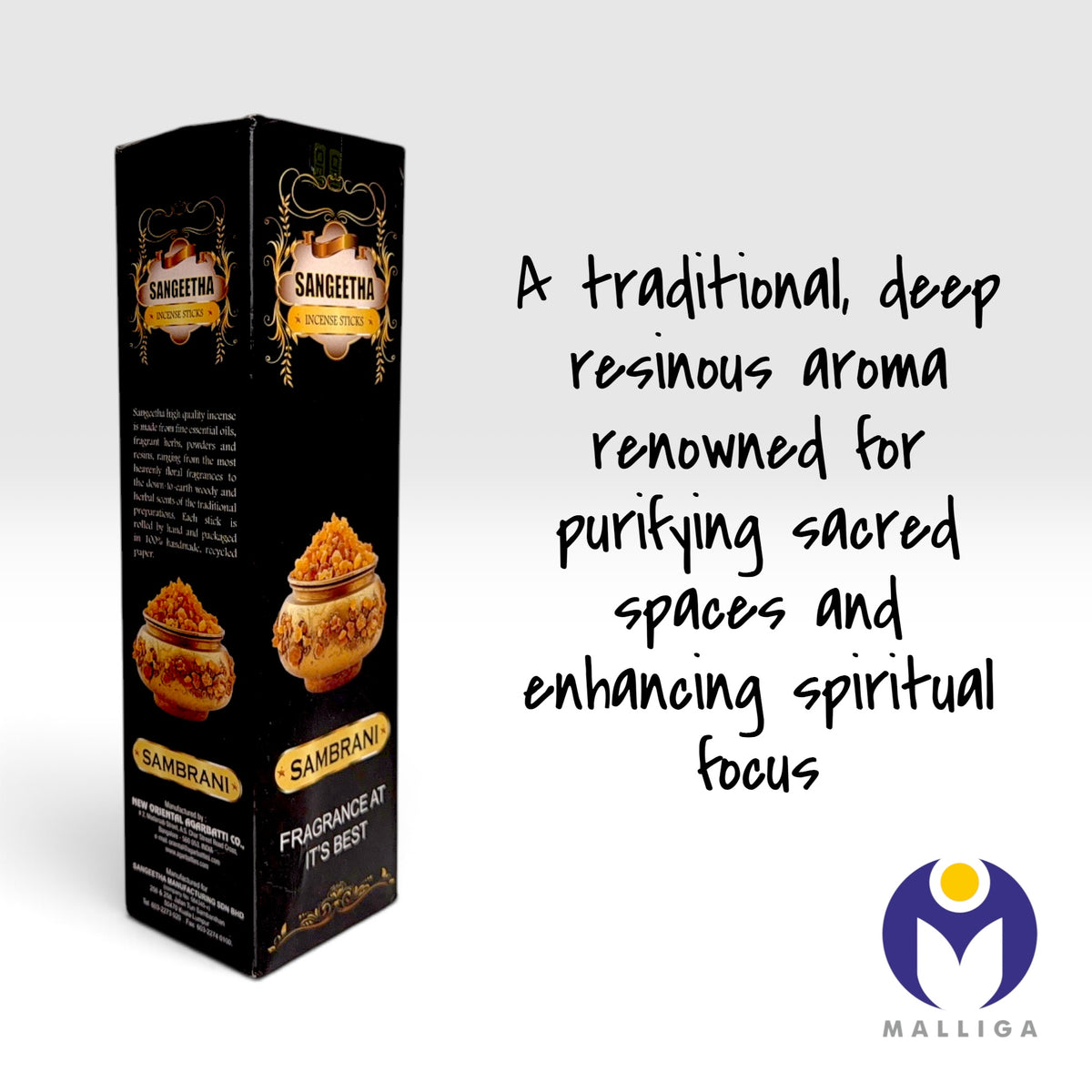 Sangeetha Incense Sticks - Assorted for Home Aromatherapy (96 sticks)