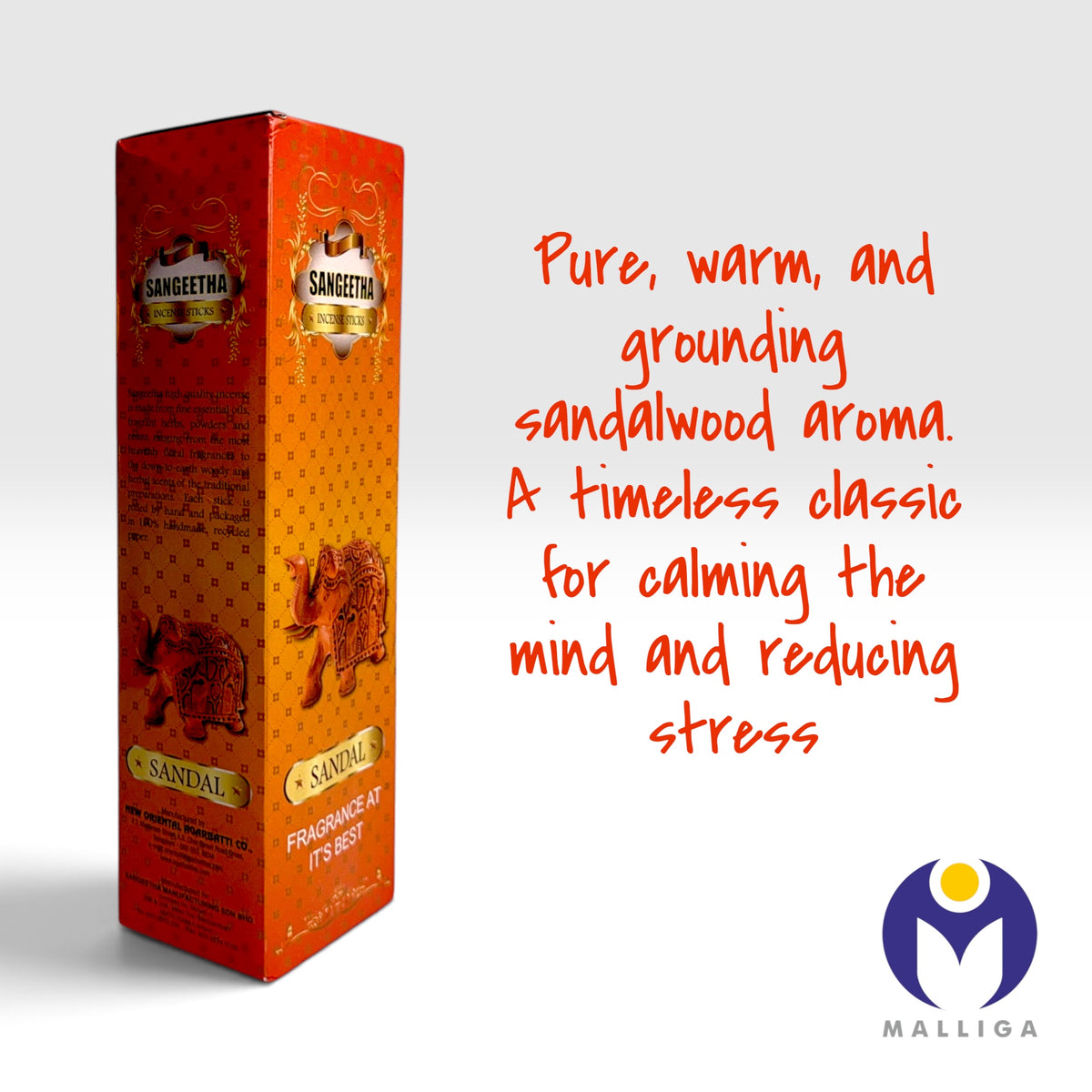 Sangeetha Incense Sticks - Assorted for Home Aromatherapy (96 sticks)