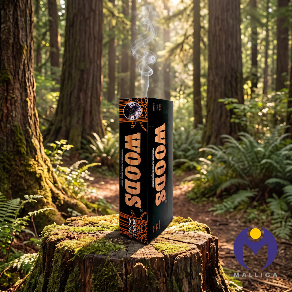 Cycle Woods Natural Incense Sticks (90 Sticks) – Premium Earthy Aromatic Agarbatti for Meditation, Prayer & Relaxation